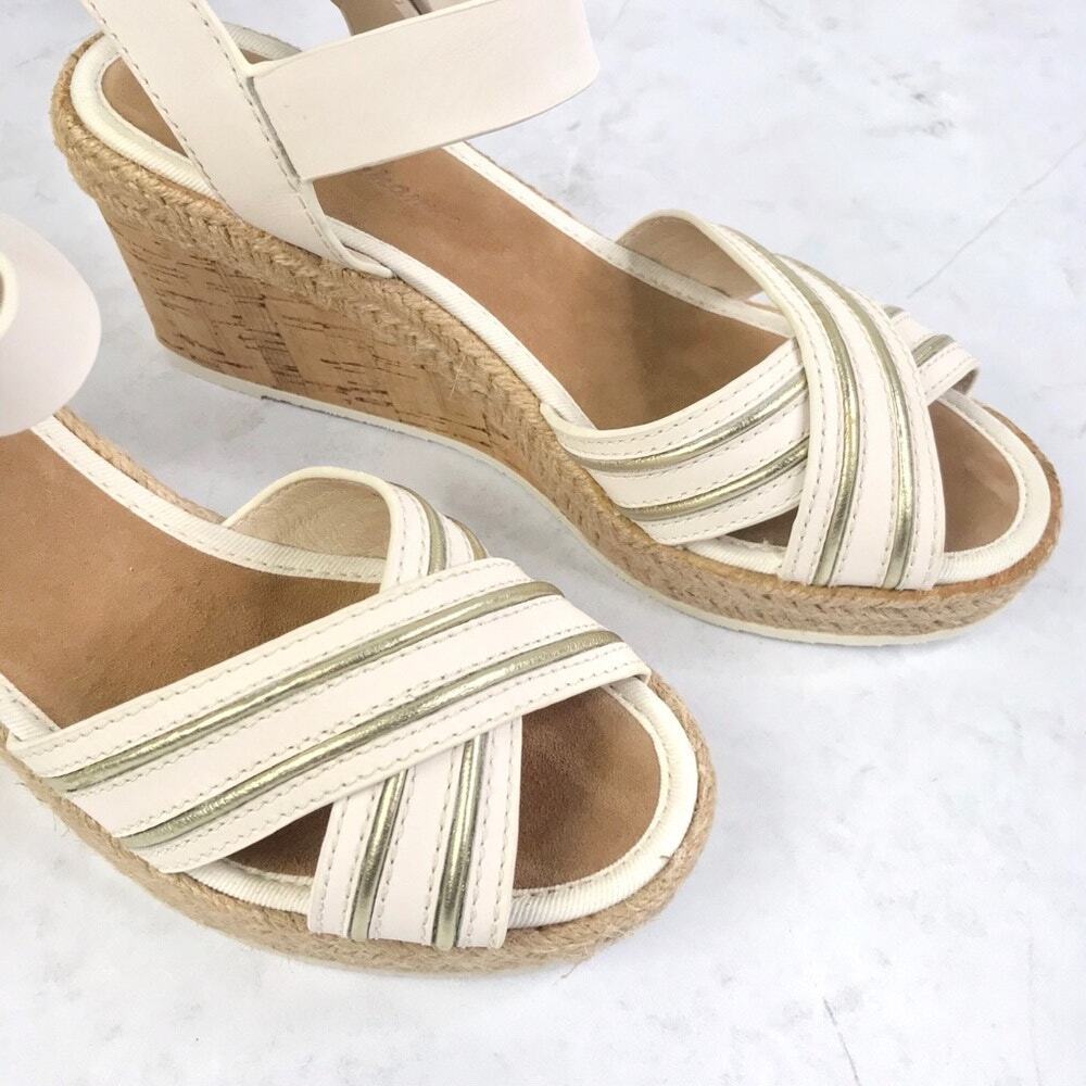 Tommy Bahama Naira Cork Wedge Sandal Sz 7B Summer Beach Clean - Picture 3 of 12